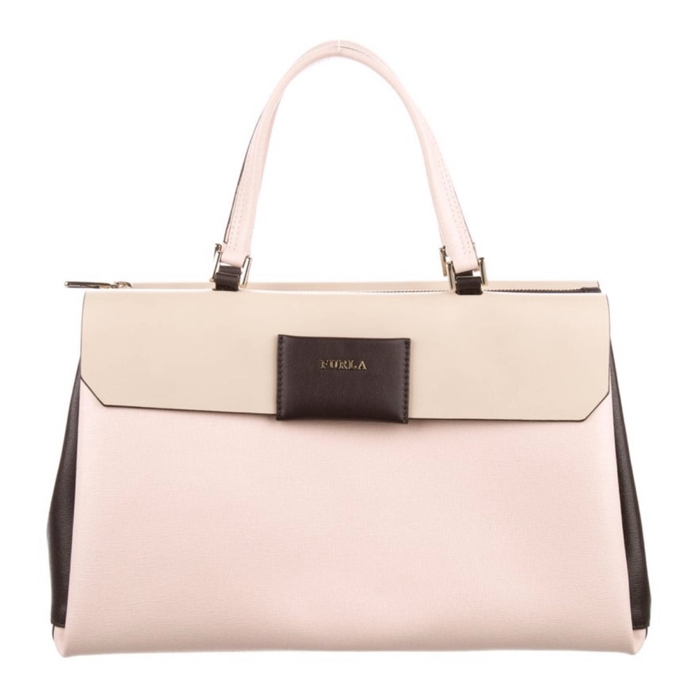 Saffiano leather handle  bag 💼